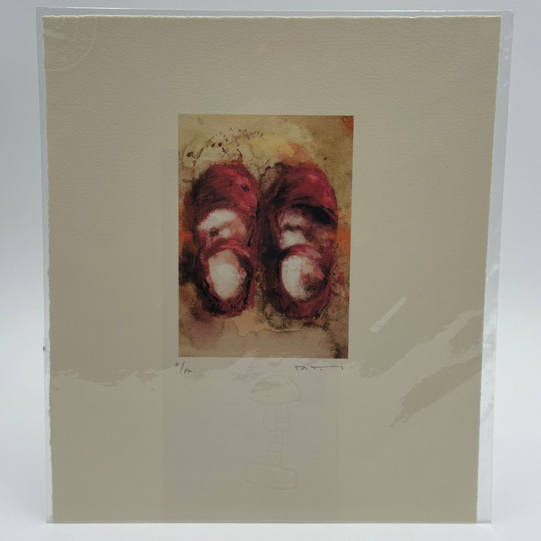 "Baby Shoes" engraving print #2