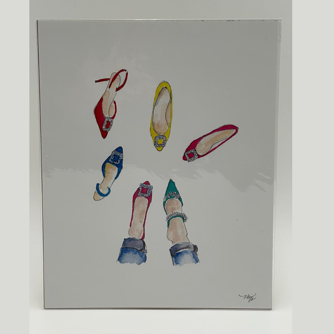 "Can't Decide" watercolor