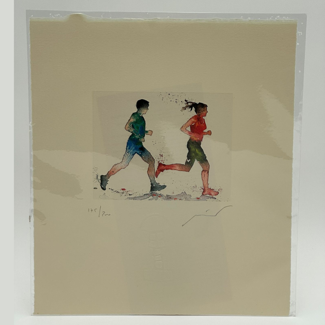 "Triathlon" Set of 3 engraving prints