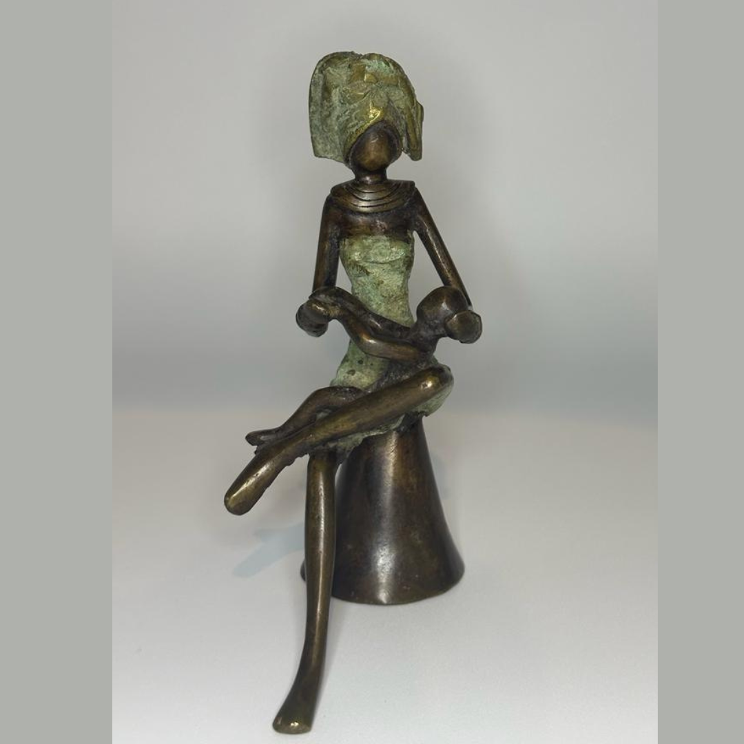 "Lady Mom" bronze sculpture