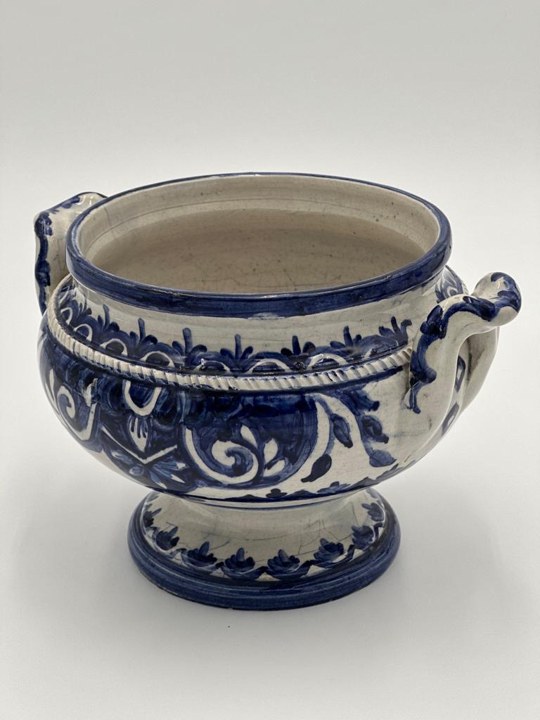 Cracked Porcelain Planter