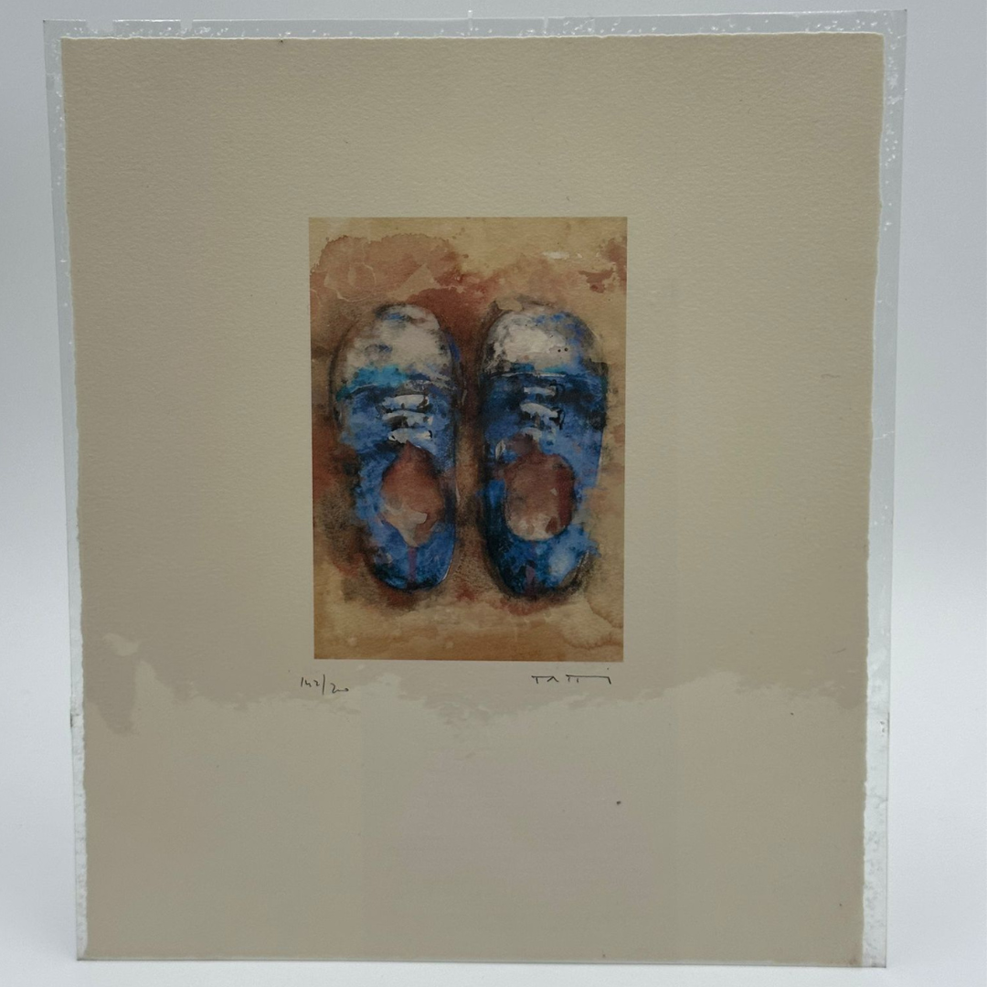 "Baby Shoes" engraving print #1