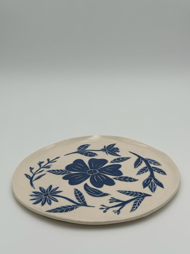 Handmade Ceramic Round Platter